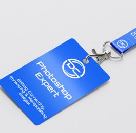 Doug Clark ID tag mockup labelled Photoshop Expert showcasing editing and creative skills