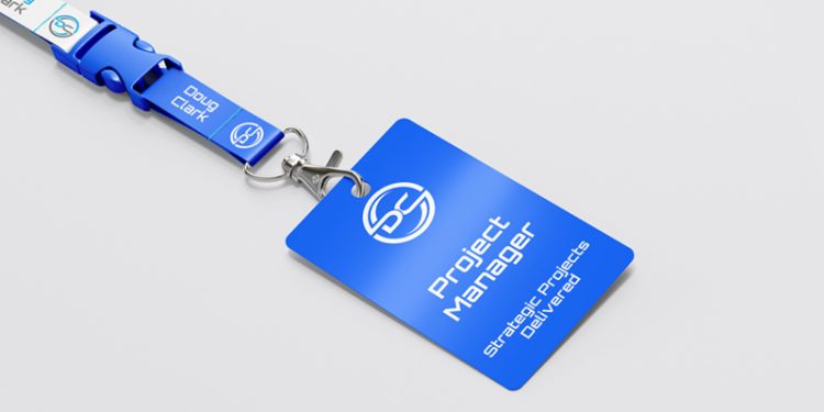 Doug Clark ID tag mockup labelled Project Leader for MSS and real-world infrastructure projects