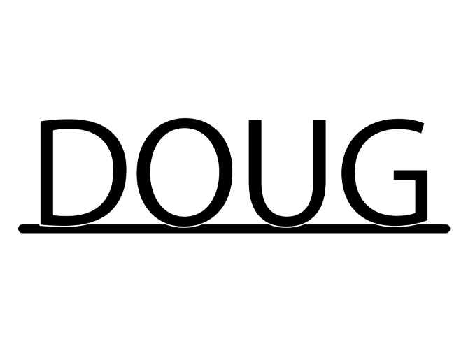 Text Input for Neon Light Effect Black text layer prepared for neon light glow effect in Adobe Photoshop